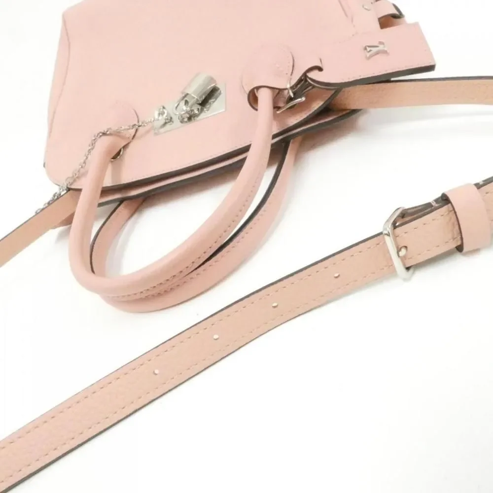Louis Vuitton Mira Calf HandBag Rose Poudre Silver Metal Fittings